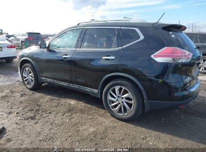 2014 NISSAN ROGUE SL Black  Gasoline 5N1AT2MV1EC845695 photo #4