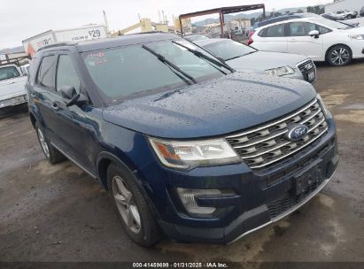 2017 FORD EXPLORER XLT Blue  Gasoline 1FM5K8D89HGD64902 photo #1