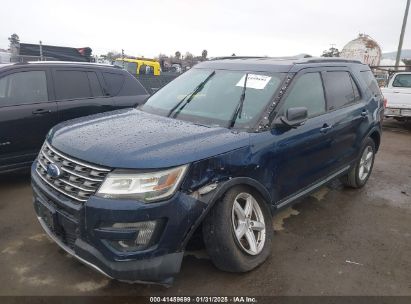 2017 FORD EXPLORER XLT Blue  Gasoline 1FM5K8D89HGD64902 photo #3