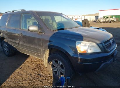 2004 HONDA PILOT EX Blue  Gasoline 2HKYF18494H569436 photo #1