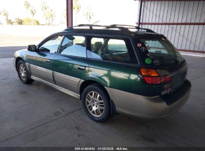 2001 SUBARU OUTBACK H6-3.0 Green  Gasoline 4S3BH896917641339 photo #4