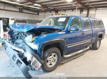 2003 CHEVROLET SILVERADO 1500 LT Blue  Gasoline 2GCEK19T331269122 photo #3