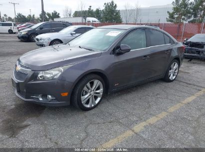 2014 CHEVROLET CRUZE 1LT AUTO Gray  Gasoline 1G1PC5SB9E7474392 photo #3