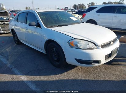 2016 CHEVROLET IMPALA LIMITED POLICE White  Gasoline 2G1WD5E3XG1101908 photo #1