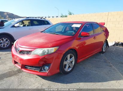 2013 TOYOTA CAMRY SE Red  Gasoline 4T1BF1FKXDU721815 photo #3