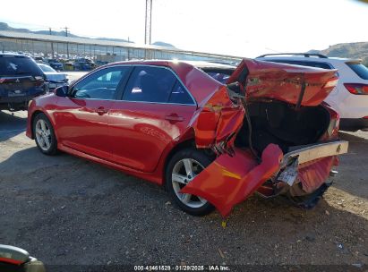 2013 TOYOTA CAMRY SE Red  Gasoline 4T1BF1FKXDU721815 photo #4