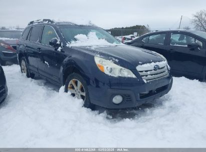 2013 SUBARU OUTBACK 2.5I PREMIUM Blue  Gasoline 4S4BRBCC4D3301354 photo #1