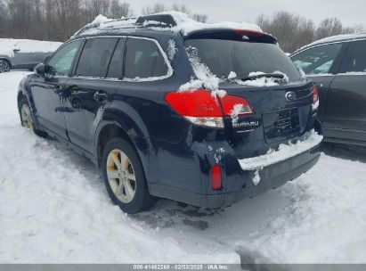 2013 SUBARU OUTBACK 2.5I PREMIUM Blue  Gasoline 4S4BRBCC4D3301354 photo #4