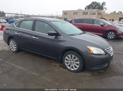 2015 NISSAN SENTRA SV Gray  Gasoline 3N1AB7AP9FL696844 photo #1