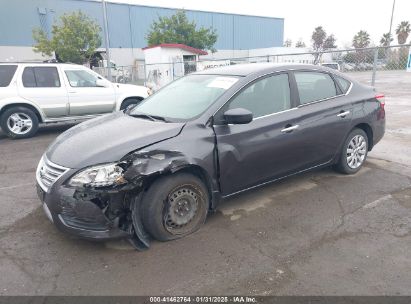 2015 NISSAN SENTRA SV Gray  Gasoline 3N1AB7AP9FL696844 photo #3