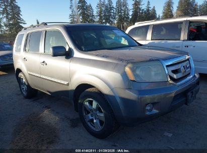 2009 HONDA PILOT EX-L Gray  Gasoline 5FNYF48579B032287 photo #1