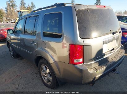 2009 HONDA PILOT EX-L Gray  Gasoline 5FNYF48579B032287 photo #4