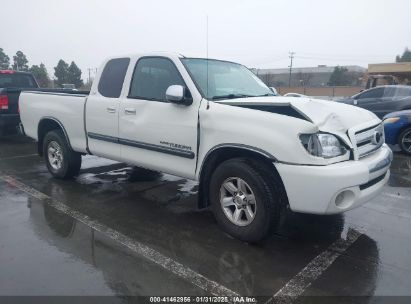 2006 TOYOTA TUNDRA SR5 V8 White  Gasoline 5TBRT34186S480967 photo #1