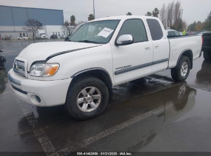 2006 TOYOTA TUNDRA SR5 V8 White  Gasoline 5TBRT34186S480967 photo #3