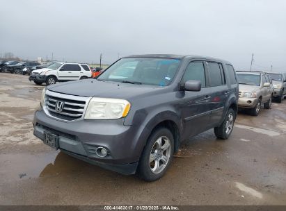 2014 HONDA PILOT EX Gray  Gasoline 5FNYF3H42EB027929 photo #3