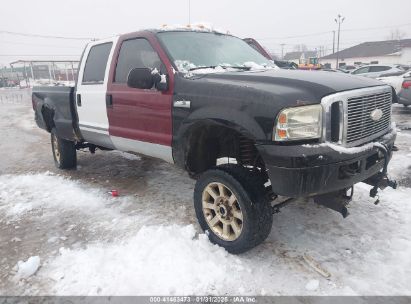 2005 FORD F250 SUPER DUTY Black  Gasoline 1FTSW21515EC67798 photo #1