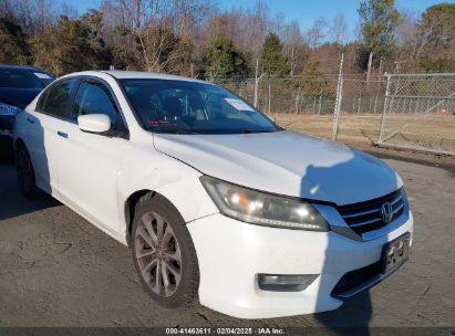 2014 HONDA ACCORD SPORT White  Gasoline 1HGCR2F54EA060920 photo #1