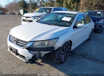 2014 HONDA ACCORD SPORT White  Gasoline 1HGCR2F54EA060920 photo #3