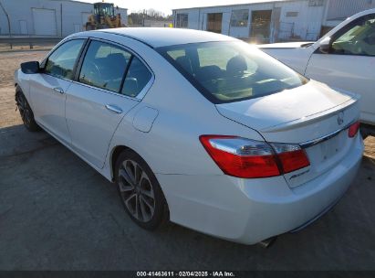 2014 HONDA ACCORD SPORT White  Gasoline 1HGCR2F54EA060920 photo #4