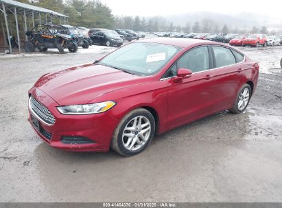 2016 FORD FUSION SE Burgundy  Gasoline 3FA6P0H70GR100753 photo #3