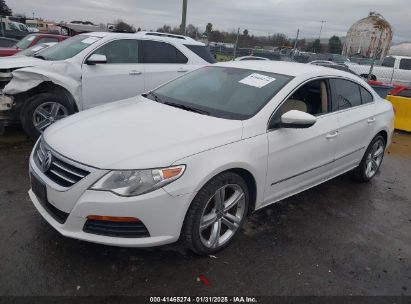 2012 VOLKSWAGEN CC SPORT White  Gasoline WVWMP7AN1CE538584 photo #3