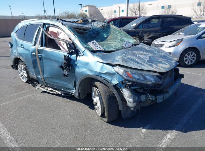 2016 HONDA CR-V EX-L Blue  Gasoline 2HKRM3H74GH556078 photo #1