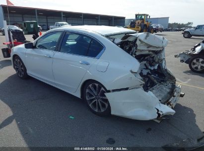 2013 HONDA ACCORD SPORT White  Gasoline 1HGCR2F58DA199270 photo #4