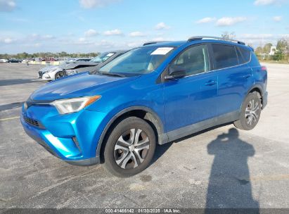 2017 TOYOTA RAV4 LE Blue  Gasoline 2T3ZFREV8HW348764 photo #3