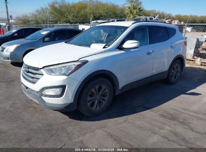 2014 HYUNDAI SANTA FE SPORT 2.4L White  Gasoline 5XYZUDLBXEG167287 photo #3