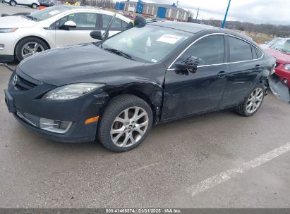 2009 MAZDA MAZDA6 S GRAND TOURING Black  Gasoline 1YVHP82B695M11134 photo #3