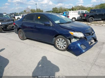 2013 TOYOTA COROLLA LE Navy  Gasoline 5YFBU4EE9DP209841 photo #1