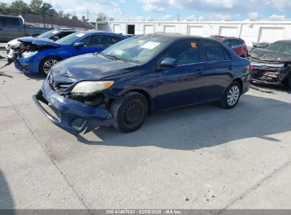 2013 TOYOTA COROLLA LE Navy  Gasoline 5YFBU4EE9DP209841 photo #3