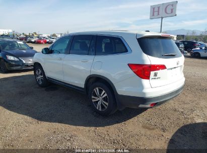 2018 HONDA PILOT EX White  Gasoline 5FNYF5H39JB003706 photo #4