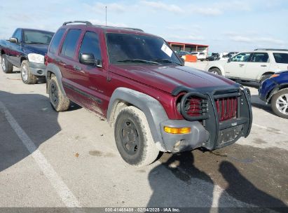 2003 JEEP LIBERTY SPORT Burgundy  Gasoline 1J4GL48K13W508329 photo #1