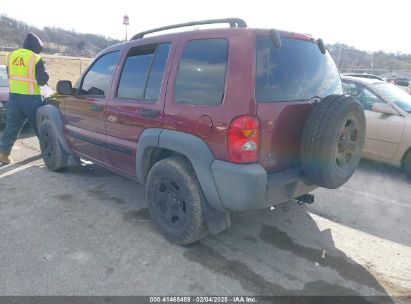 2003 JEEP LIBERTY SPORT Burgundy  Gasoline 1J4GL48K13W508329 photo #4