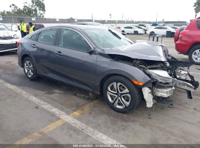 2017 HONDA CIVIC LX Gray  Gasoline 2HGFC2F50HH548167 photo #1