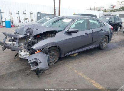 2017 HONDA CIVIC LX Gray  Gasoline 2HGFC2F50HH548167 photo #3