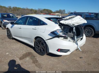 2020 HONDA CIVIC SPORT White  Gasoline 19XFC2F84LE030107 photo #4