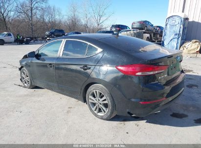 2017 HYUNDAI ELANTRA VALUE EDITION Black  Gasoline KMHD84LF6HU295039 photo #4