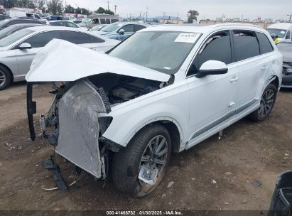 2017 AUDI Q7 3.0T PREMIUM White  Gasoline WA1LAAF76HD029926 photo #3