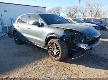 2019 PORSCHE CAYENNE Turquoise  Gasoline WP1AA2AY1KDA09544 photo #1