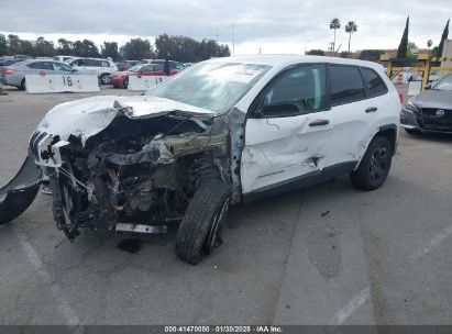 2015 JEEP CHEROKEE SPORT White  Gasoline 1C4PJLAB8FW542210 photo #3