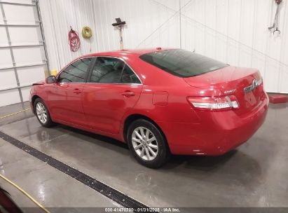 2011 TOYOTA CAMRY XLE Red  Gasoline 4T4BF3EK0BR130232 photo #4