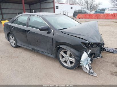 2012 TOYOTA CAMRY SE Black  Gasoline 4T1BF1FK1CU578123 photo #1