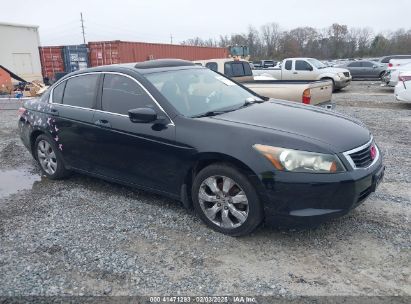 2009 HONDA ACCORD 2.4 EX Black  Gasoline 1HGCP26789A100977 photo #1