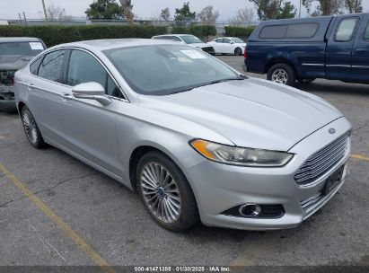 2013 FORD FUSION TITANIUM Silver  Gasoline 3FA6P0K92DR192843 photo #1