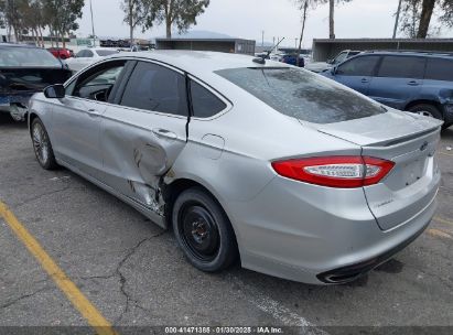 2013 FORD FUSION TITANIUM Silver  Gasoline 3FA6P0K92DR192843 photo #4