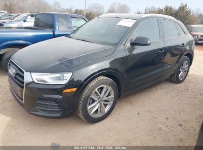 2017 AUDI Q3 2.0T PREMIUM Black  Gasoline WA1ECCFS6HR014333 photo #3