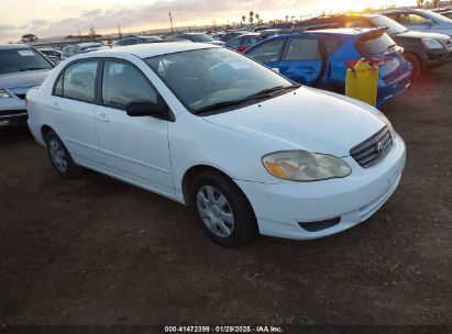 2004 TOYOTA COROLLA CE White  Gasoline 1NXBR32E34Z269483 photo #1