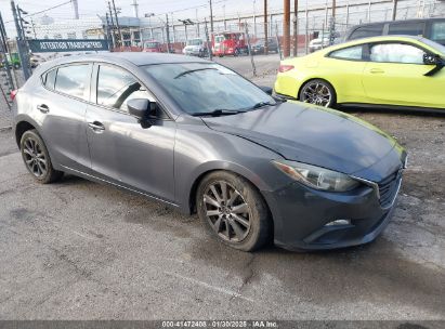 2016 MAZDA MAZDA3 I SPORT Gray  Gasoline JM1BM1J7XG1344566 photo #1